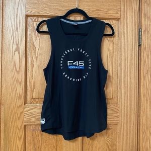 Women’s F45 Coach Uniform Tank Top - Black and Blue